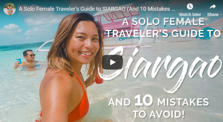 solo traveller in siargao