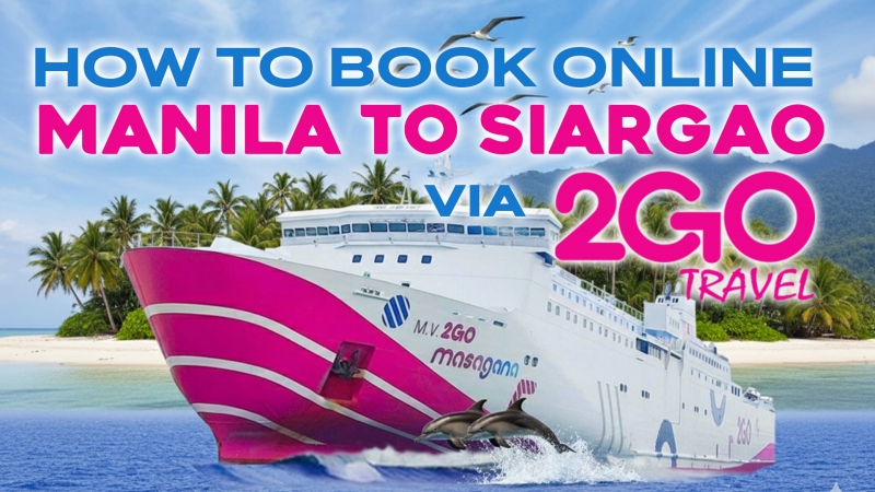 How to book online 2Go ferry