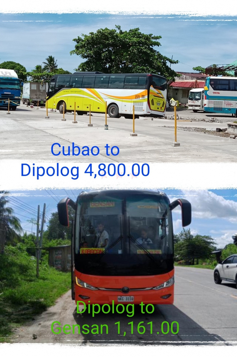 MAnila to Gensan via batangas boracay